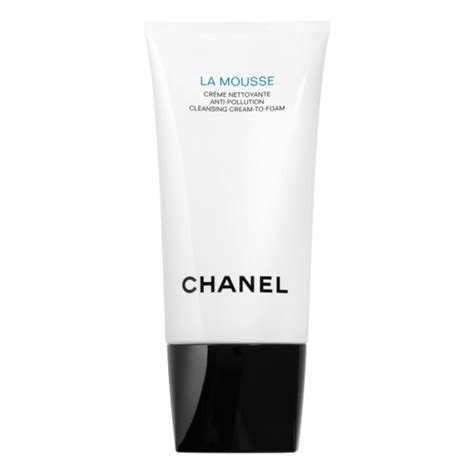 chanel la mousse anti-pollution cleansing cream-to-foam price|Chanel mousse confort cleanser.